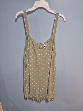SMASHTESS Green Polka Dot Sleeveless Romper M/M